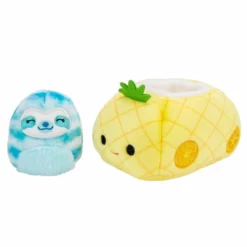 Squishville Plysjbamse M/ Kjøretøy (assortert) -RainBoCorns butikk 10054 19 248198 h62090134