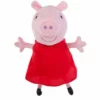 Peppa Gris Plysjbamse 45 Cm - Peppa Med Rød Satinkjole