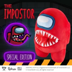 Among Us Plysjbamse 25 Cm - Rød -RainBoCorns butikk 1030au 3 255279 h62090134