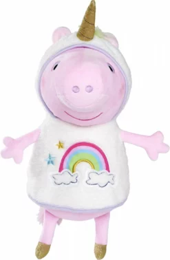Peppa Gris Plysj 38 Cm - Enhjørningen Peppa