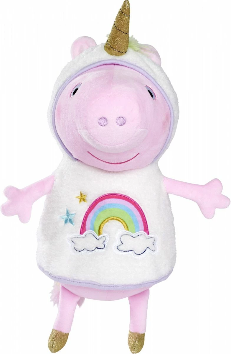 Peppa Gris Plysj 38 Cm - Enhjørningen Peppa 1 Peppa Gris Plysj 38 Cm - Enhjørningen Peppa