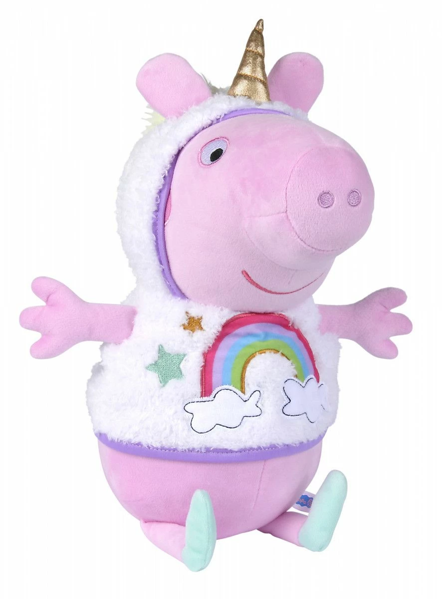 Peppa Gris Plysj 38 Cm - Enhjørningen Peppa 2 Peppa Gris Plysj 38 Cm - Enhjørningen Peppa - Bilde 2