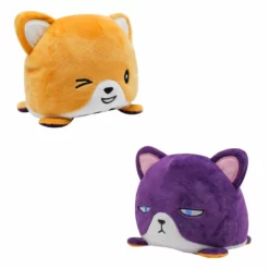 Vendbar Katt – Lilla/Oransje 10x20 Cm