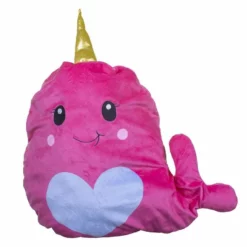 Zipstas 2-i-1 Ryggsekk/Plysjbamse - Rosa Hval -RainBoCorns butikk 113473 g 3 240908 h22f8cec8