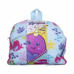 Zipstas 2-i-1 Ryggsekk/Plysjbamse - Rosa Hval -RainBoCorns butikk 113473 g 8 240908 h22f8cec8