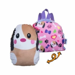 Zipstas 2-i-1 Ryggsekk/Plysjbamse - Hund