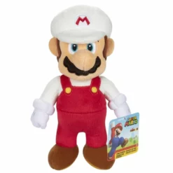 Nintendo Super Mario Plysjbamse - Fire Mario 24cm