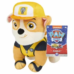 PAW Patrol Big Truck Pups Plysjbamse 15 Cm - Rubble -RainBoCorns butikk 118589 4 256274 h62090134