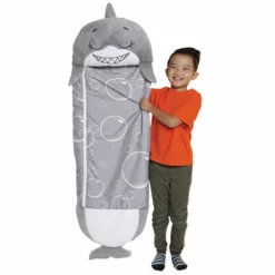 Happy Nappers Sovepose 137cm - Grå Hai -RainBoCorns butikk 118800 3 256605 h62090134