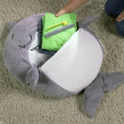 Happy Nappers Sovepose 137cm - Grå Hai -RainBoCorns butikk 118800 7 256605 h62090134