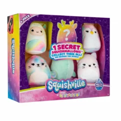 Squishville Plysjbamser 6-pakning - Arctic Squad