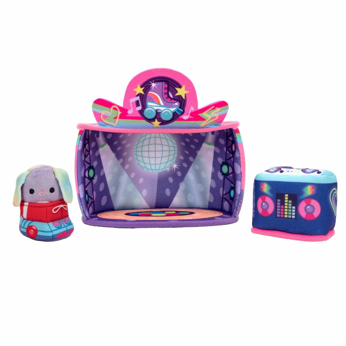 Squishville Plysjbamse Lekesett - Rock And Roller Disco 2 Squishville Plysjbamse Lekesett - Rock And Roller Disco - Bilde 2