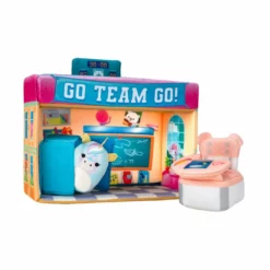 Squishville Plysjbamse Lekesett - Squishville Academy