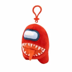 Among Us S3 Clip On Plysjbamse 13cm - Rød