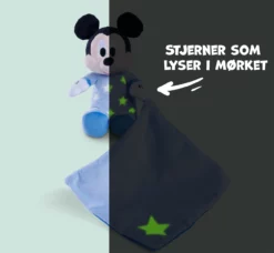 Disney Mikke Mus Plysjbamse 15 Cm - Sov Godt Mikke Mus Med Koseklut -RainBoCorns butikk 6315870351 05 ig simba gid mickey 28no 29 259788 h62090134