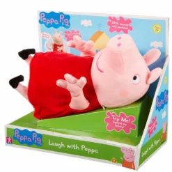 Peppa Gris Plysjbamse Med Lyd Og Bevegelse 23 Cm