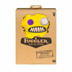 Fuggler Funny Ugly Monster - Gul Plysj Figur 20 Cm