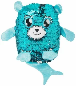 Glitter Palz Sequin Bamse Havfrue- 35cm