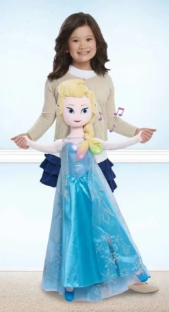Disney Frost 2 Syngende Elsa - Plysj Dukke Som Måler Hele 80cm
