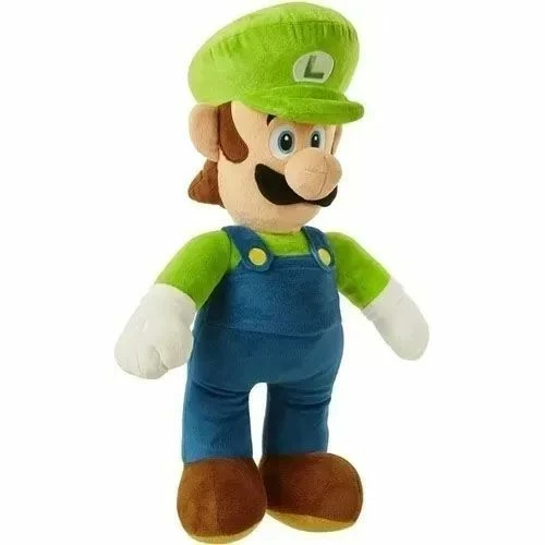 Nintendo Super Mario Jumbo Plysjbamse 51cm - Luigi 3 Nintendo Super Mario Jumbo Plysjbamse 51cm - Luigi - Bilde 3