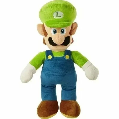 Nintendo Super Mario Jumbo Plysjbamse 51cm - Luigi 1 Nintendo Super Mario Jumbo Plysjbamse 51cm - Luigi