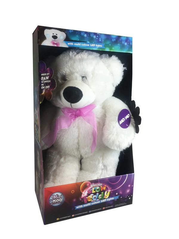 GLOW TEDDY, 50CM 1 GLOW TEDDY, 50CM