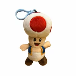 Super Mario Plysj Nøkkelring (assortert) -RainBoCorns butikk toad 20plushie 172364 h62090134