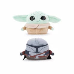 Star Wars Reversibel Plysj - Yoda & Mandalorian